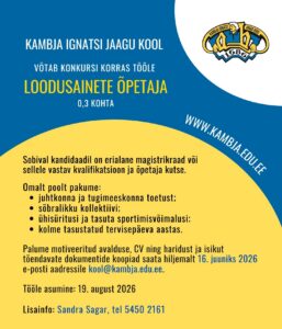 töökuulutused – 2